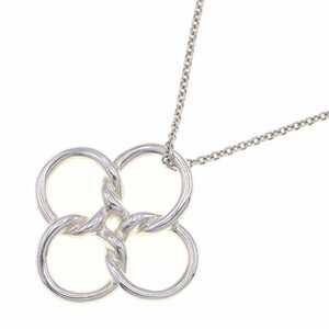 Tiffany & Co Elsa Peretti Quadrifoglio necklace pendant four leaf clover